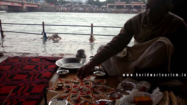 Holy Ganges at Kusha Ghat
