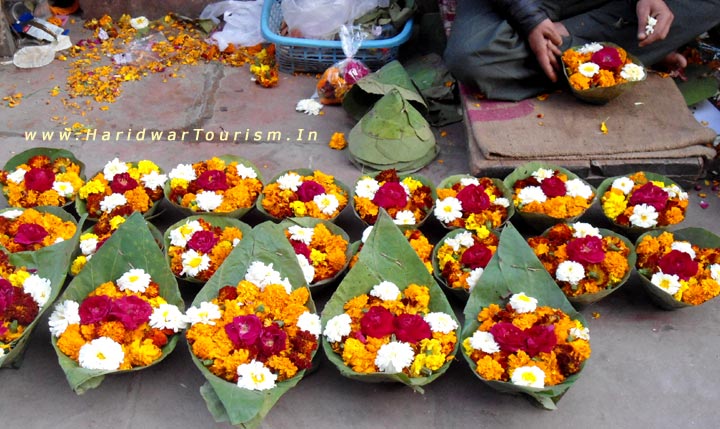 Flowers for Rituals at Har Ki Pauri 